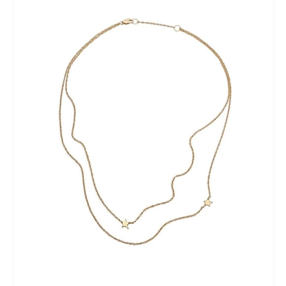 NEW Jennifer Zeuner ~ Star Double Necklace - Picture 2 of 4